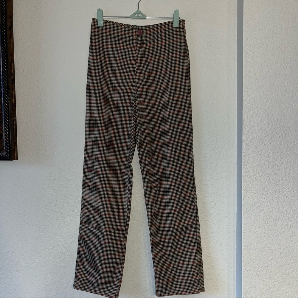 Brandy Melville John Gault Plaid Pants Size One Size